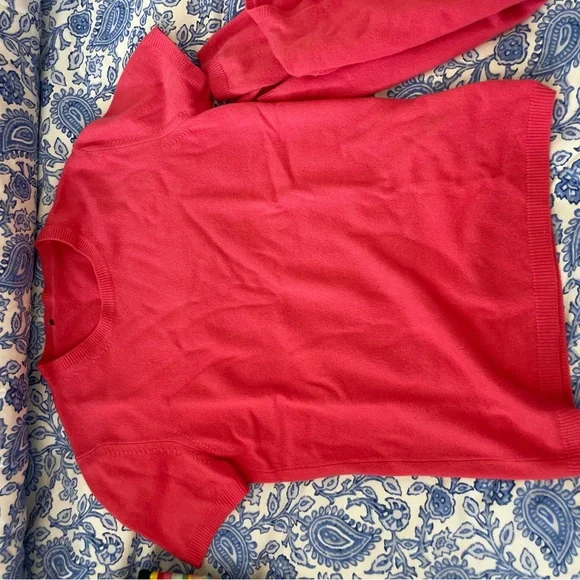 Ralph Lauren - pink cashmere sweater set - Picture 2 of 7